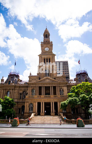Sydney town hall in Australia. Stock Photo