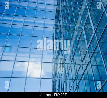 Closeup image of a business building Stock Photo