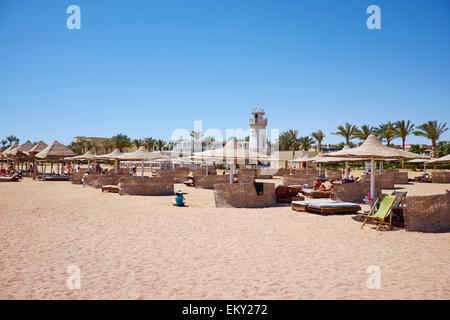 The Beach Along The Red Sea Straits Of Tiran Sharm El Sheikh Egypt Stock Photo