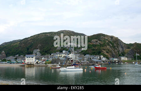Barmouth North Wales harbour Stock Photo