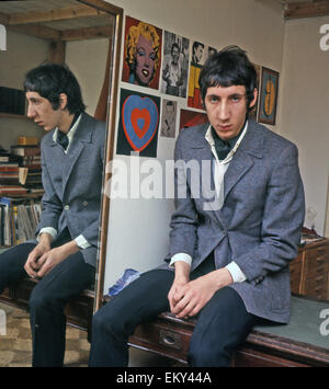 PETE TOWNSHEND of The Who at his London home in 1967. Photo Tony Gale