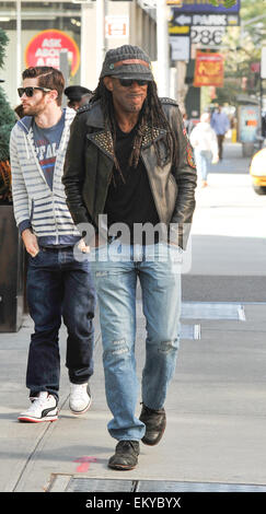 Dave Matthews Band member Boyd Tinsley spotted out and about in New York  Featuring: Boyd Tinsley Where: Manhattan, New York, United States When: 10 Oct 2014 Stock Photo