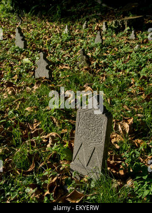 Malay cemetery next to Malabar mosque, Singapore Stock Photo