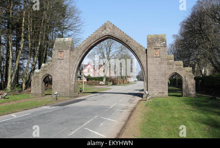 Dalhousie Arch Edzell Scotland  April 2015 Stock Photo