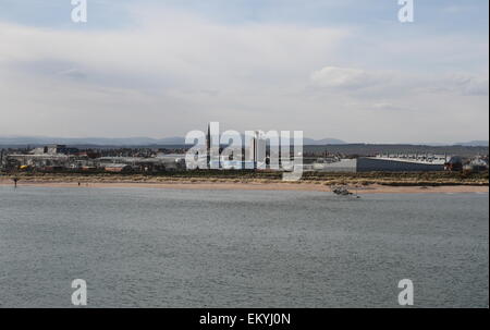 Montrose waterfront Angus Scotland  April 2015 Stock Photo