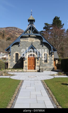 exterior of Dundurn Parish church St Fillans Scotland  April 2015 Stock Photo