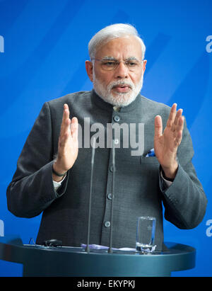 Berlin, Germany. 14th Apr, 2015. Indian prime minister Narendra Modi ...