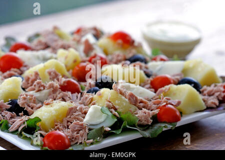 Salad Niçcoise Stock Photo