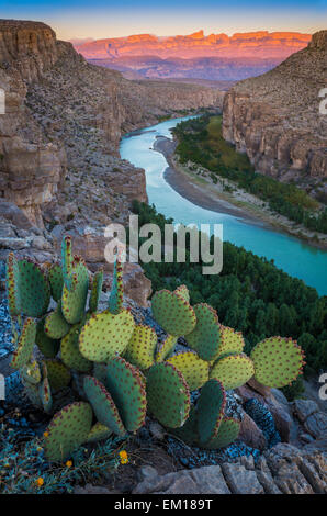 Big Bend National Park in Texas is the largest protected area of Chihuahuan Desert the United States. Stock Photo