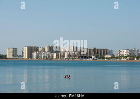 Türkei, Provinz Mersin (Icel), Silifke, Strand von Atakent / Susanoglu Stock Photo