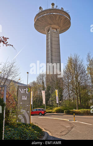 The Reyers Tour telecommunication tower of Belgian national television ...