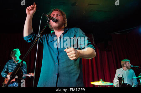 Putney, London, UK. 14th April, 2015. Benjamin Folke Thomas performs at The Half Moon, Putney, at the start of a 11 day tour, launching his new album 'Rogue State Mind'. Date 14/04/2015 Ref: Credit:  charlie bryan/Alamy Live News Stock Photo