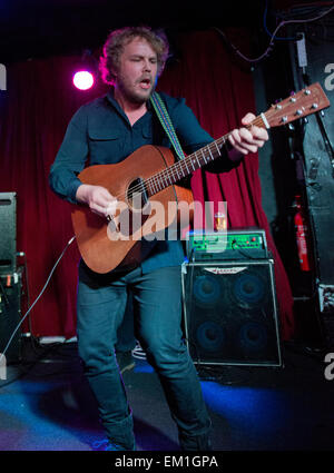 Putney, London, UK. 14th April, 2015. Benjamin Folke Thomas performs at The Half Moon, Putney, at the start of a 11 day tour, launching his new album 'Rogue State Mind'. Date 14/04/2015 Ref: Credit:  charlie bryan/Alamy Live News Stock Photo