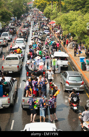 Songkraan Festival; Chiang Mai, Thailand Stock Photo