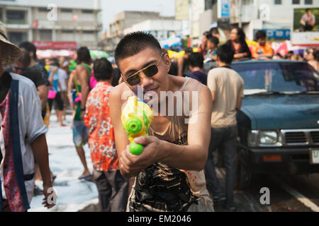 Songkraan Festival; Chiang Mai, Thailand Stock Photo