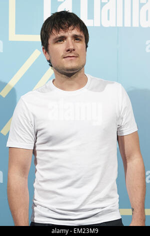 Madrid, Spain. 15th Apr, 2015. Josh Hutcherson attends 'La Llamada' 2nd anniversary at Teatro Lara on April 15, 2015 in Madrid Credit:  Jack Abuin/ZUMA Wire/Alamy Live News Stock Photo