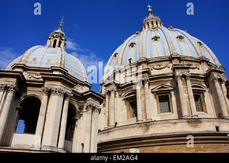 Saint Peters Basilica dome, Vatican City, Rome Stock Photo