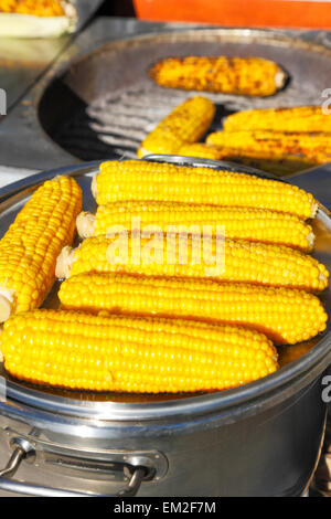 Grilled corn on the cob Stock Photo