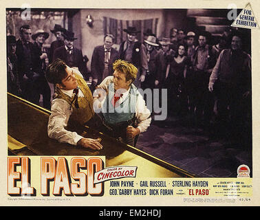 El Paso  - Movie Poster Stock Photo