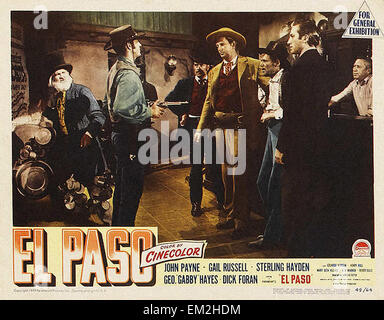 El Paso  - Movie Poster Stock Photo