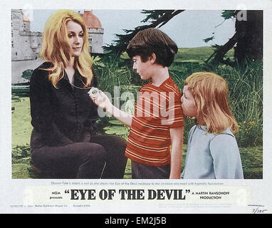 Eye of the Devil  - Movie Poster Stock Photo