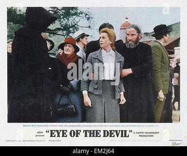 Eye of the Devil  - Movie Poster Stock Photo