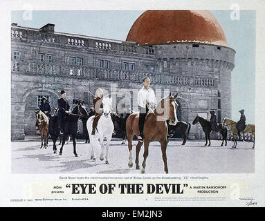 Eye of the Devil  - Movie Poster Stock Photo