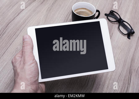 tablet pc mockup Stock Photo