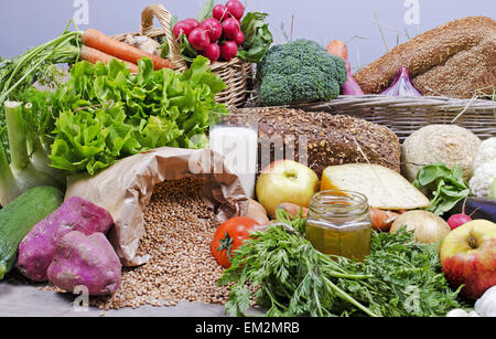 Organic healthy food Stock Photo
