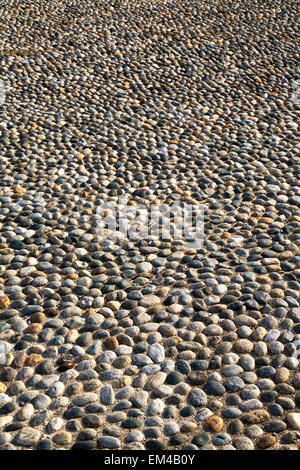 brick the in mozzate street lombardy italy varese abstract pavement of ...