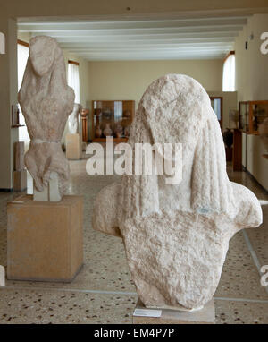 Griechenland, Kykladen, Santorini, Inselhauptstadt Fira, Archäologisches Museum Stock Photo