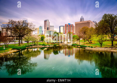 Charlotte, North Carolina, USA skyline. Stock Photo