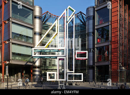 Channel 4 Television Head Quarters - London Stock Photo