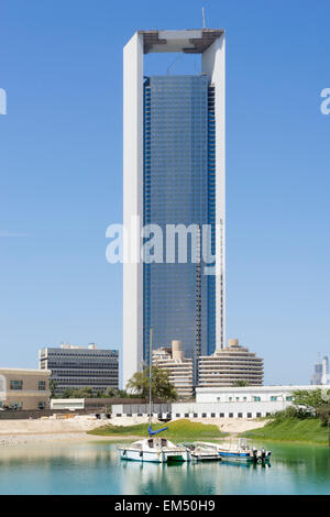 New headquarters of ADNOC Abu Dhabi National Oil Company in Abu Dhabi United Arab Emirates Stock Photo