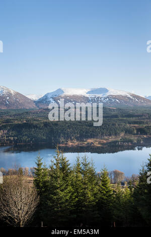 Loch Garry at Lochaber in the Scottish Highlands. Stock Photo