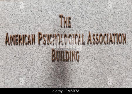 The American Psychological Association - Washington, DC USA Stock Photo