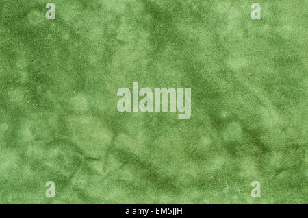 abstract green suede background texture Stock Photo
