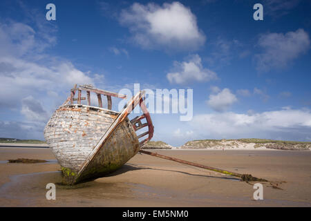 Shipwreck in Gweedore Bay County Donegal Ireland Stock Photo