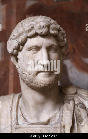 Hadrian (76-138 AD), Roman Emperor From 117-138. Nervan-Antonine ...