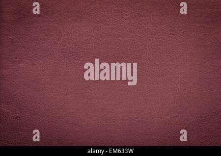 closeup of burgundy leather texture background Stock Photo