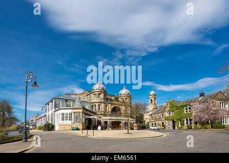 Buxton Opera House on a sunny spring morning. A beautiful building next to the Pavilion gardens in this Derbyshire Spa town. Stock Photo
