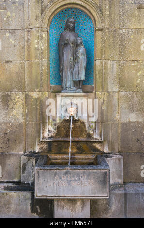 St Annes well in the old spa town of Buxton in Derbyshire. Stock Photo