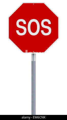 SOS Stock Photo