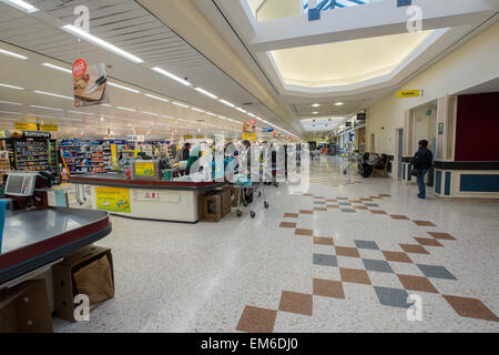 Bradford, Yorkshire, UK. 16th April 2015 A total of 720 jobs are set to be lost at Morrisons' head office in Bradford. Credit:  Paul Chambers/Alamy Live News Stock Photo