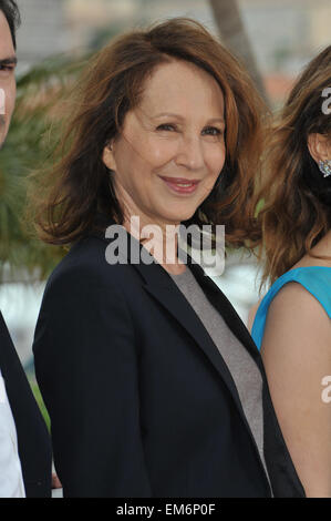 CANNES, FRANCE - MAY 19, 2012: Nathalie Baye at the photocall for her new movie 'Laurence Anyways' at the 65th Festival de Cannes. May 19, 2012 Cannes, France Stock Photo