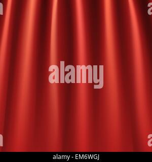 Red curtains background Stock Vector