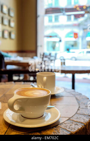 Caffè Artigiano, Vancouver, Canada Stock Photo
