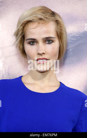 Isabel Lucas at the LA premiere of 'The Water Diviner' held at the TCL Chinese Theatre IMAX in Hollywood, USA on April 16, 2015. Stock Photo