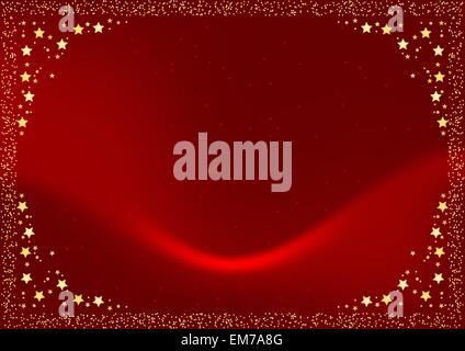 Red Christmas Velvet Stock Vector