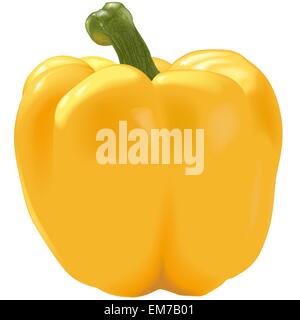 Yellow Bell Pepper Stock Vector